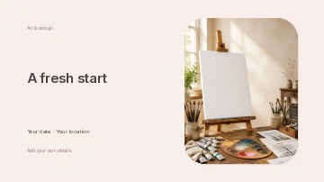 A Fresh Start · Horizontal photo dialogue youtube thumbnail template