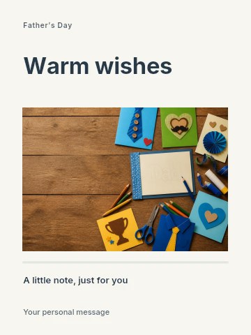 Dad adventures greeting card template