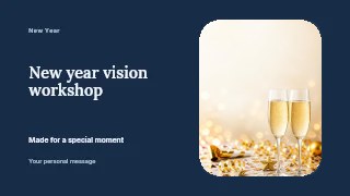 New Year vision workshop youtube thumbnail template · Horizontal photo dialogue