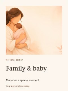 Mother Holding Baby in Soft Pastel Style in Family & baby · Gallery editorial