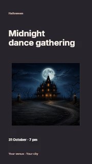 Midnight dance gathering · Modern programme