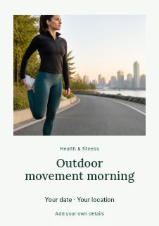 Woman stretching leg before run outdoors in Outdoor movement morning · Quiet photo gallery