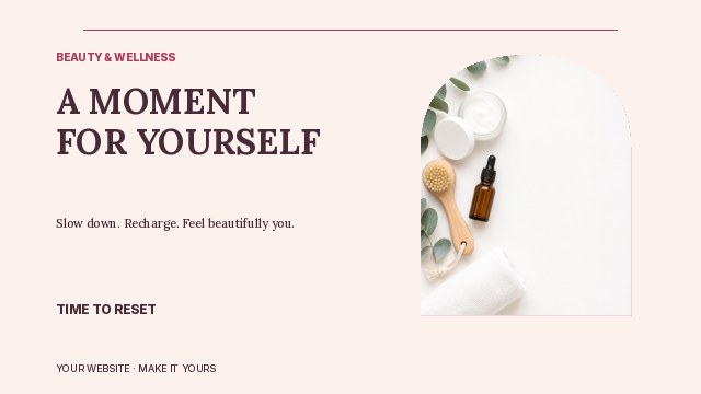 Beauty & wellness arched keepsake collection