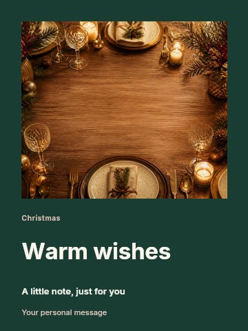 Christmas concert greeting card template