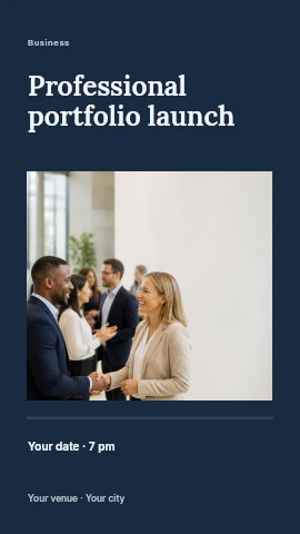 Professional portfolio launch instagram story template