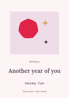 7-point subtle sparkle · trio composition in Birthday photo celebration · Picture window