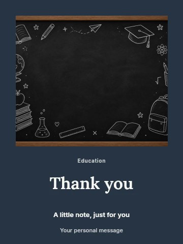 Science discovery workshop greeting card template