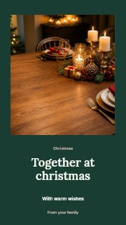Festive Christmas Dinner Table Setting in Christmas photo memories · Quiet photo gallery