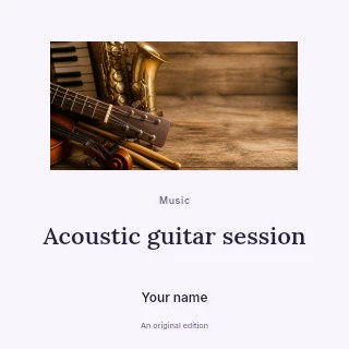 Assorted musical instruments on wood in Acoustic guitar session · Picture window