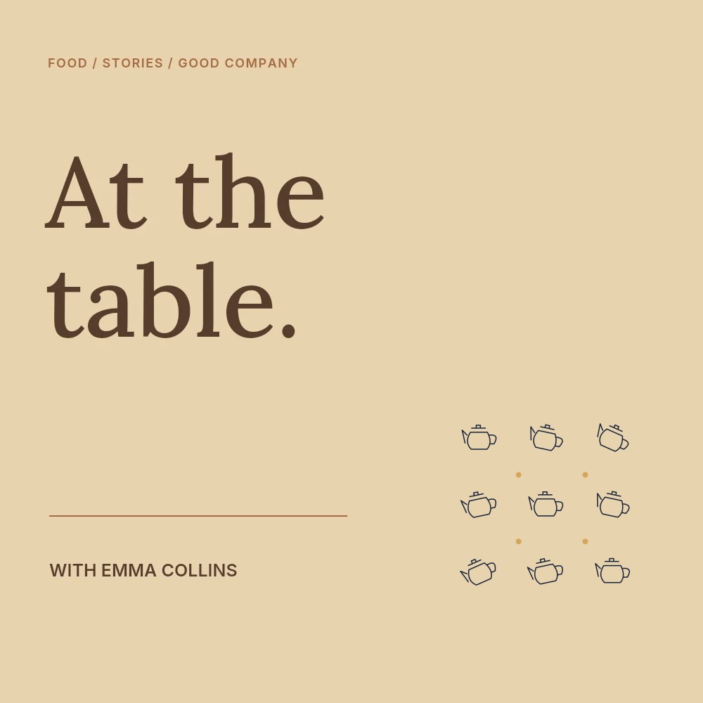 Tea pot · Scattered Pattern in At the table · Food podcast cover