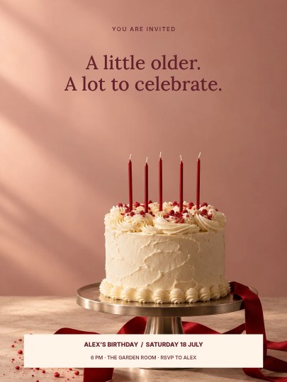 Birthdays template collection