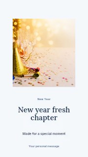 New Year fresh chapter instagram story template · Picture window