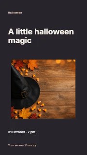 Halloween photo celebration instagram story template · Modern programme