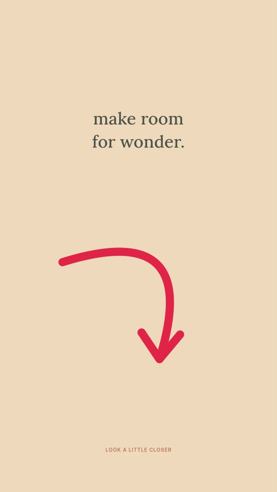 South-east arc arrow · open head in Make room for wonder · Abstract wallpaper