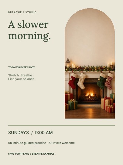 A Slower Morning · Editorial
