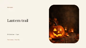 Lantern trail · Horizontal photo dialogue youtube thumbnail template