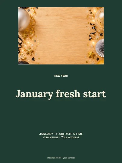 January fresh start · Gallery