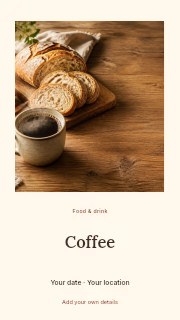 Morning ritual instagram story template · Quiet photo gallery