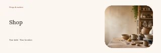 Shop banner template · Horizontal photo dialogue