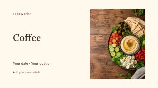 Coffee youtube thumbnail template · Horizontal photo dialogue