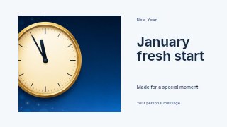 January fresh start youtube thumbnail template · Horizontal photo dialogue