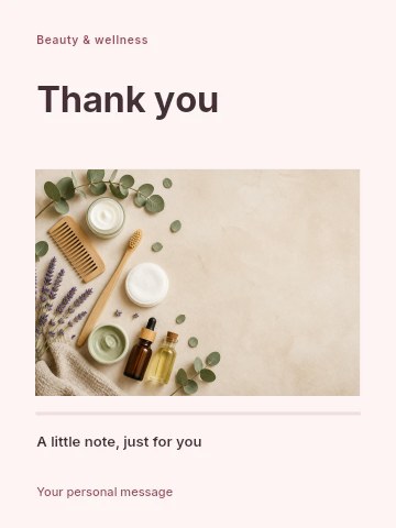 Hair styling masterclass greeting card template