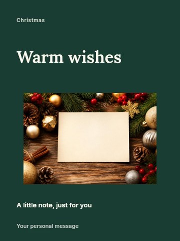 Christmas carol evening greeting card template