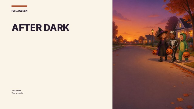 Halloween Banner · Editorial photo banner template