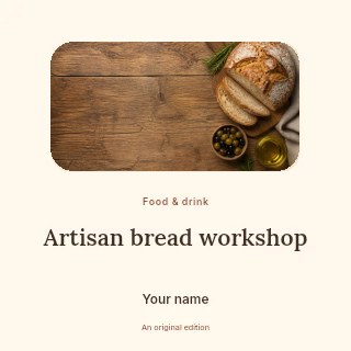 Rustic bread with olives and olive oil in Artisan bread workshop · Picture window