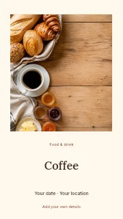 Morning ritual instagram story template · Quiet photo gallery