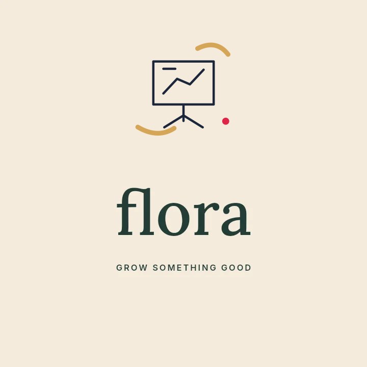 Business presentation board · Duotone in Flora · Botanical logo