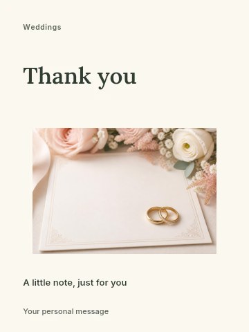 Coastal wedding celebration greeting card template