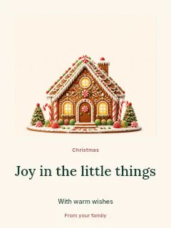 Botanical Christmas greeting photo layout poster template · Quiet photo gallery