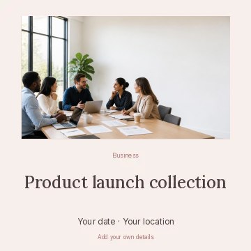 The New Collection · Quiet photo gallery social media post template