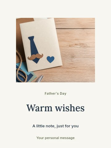 Father’s Day cooking workshop greeting card template