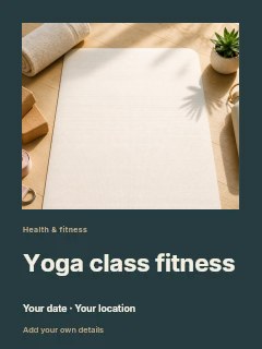 Light yoga setup with mat and props in A Slower Morning · Editorial