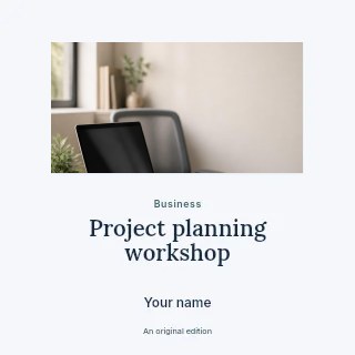 Minimalist workspace with laptop and notebook in Project planning workshop · Picture window