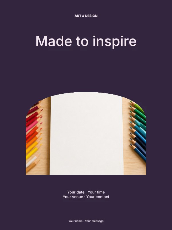 Creative photo showcase