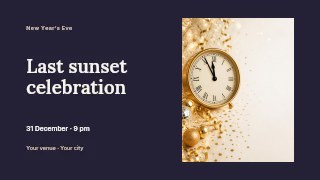 Last sunset celebration youtube thumbnail template · Horizontal photo dialogue