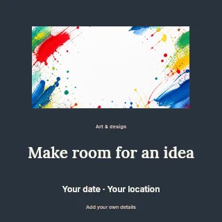 Abstract background photo design social media post template · Picture window