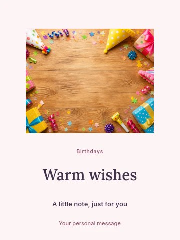Birthday dance night greeting card template