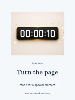 New Year fresh chapter photo layout poster template · Picture window