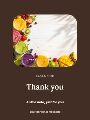 Weekend brunch greeting card template