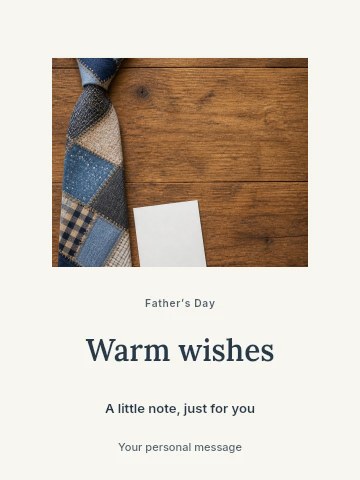 Father’s Day outdoor picnic greeting card template