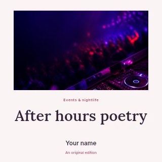 DJ music controller in nightclub atmosphere in After hours poetry · Quiet photo gallery