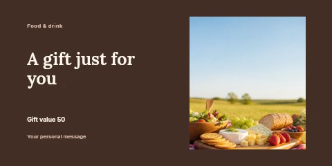 Tea tasting afternoon gift voucher template