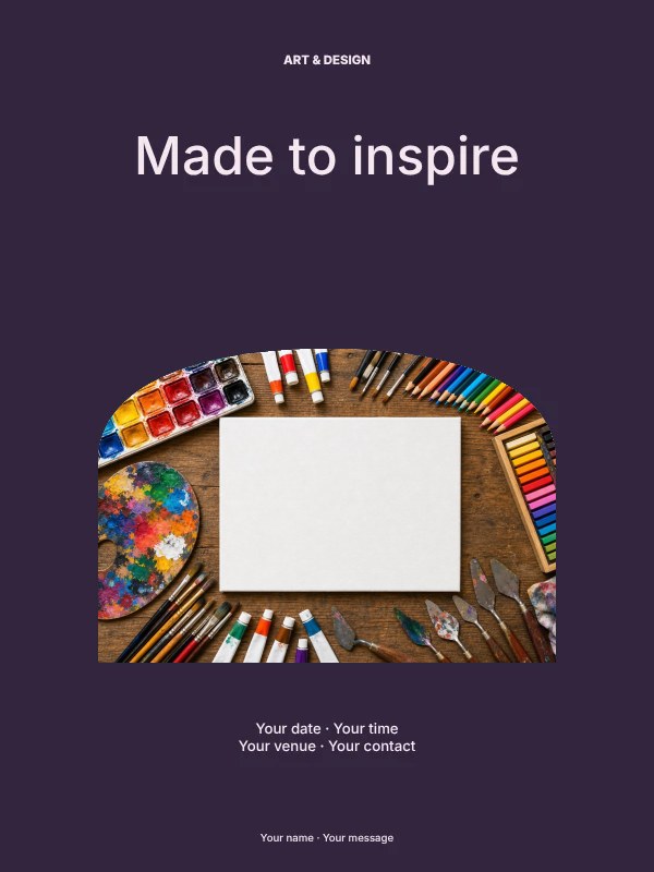 Creative photo showcase