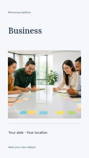 Business instagram story template · Title & photograph