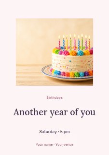 Birthday photo celebration · Picture window