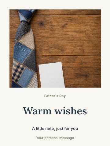 Thank you Dad greeting card template